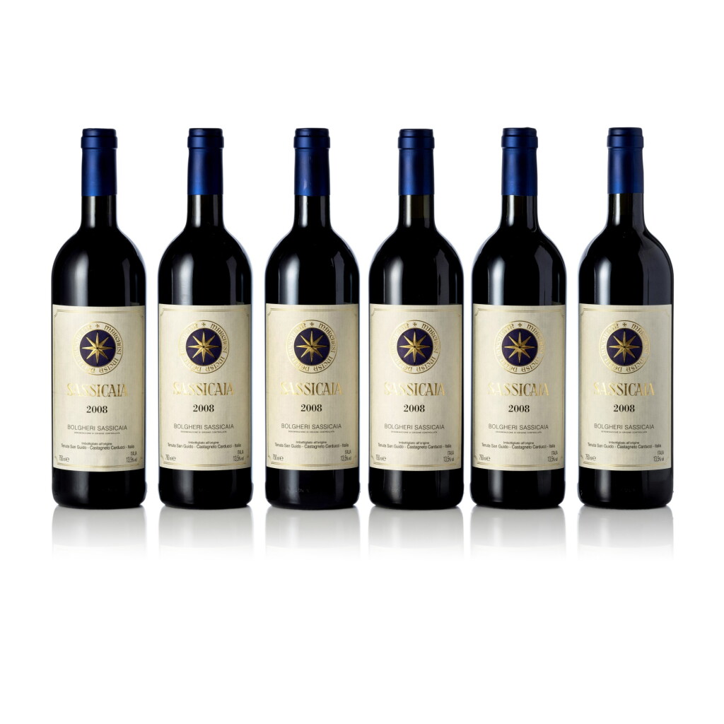 View full screen - View 1 of Lot 93. Sassicaia 2008 (6 BT).