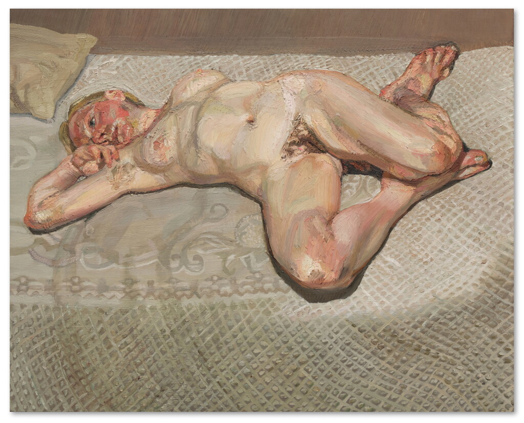 View full screen - View 1 of Lot 19. Blond Girl on a Bed.