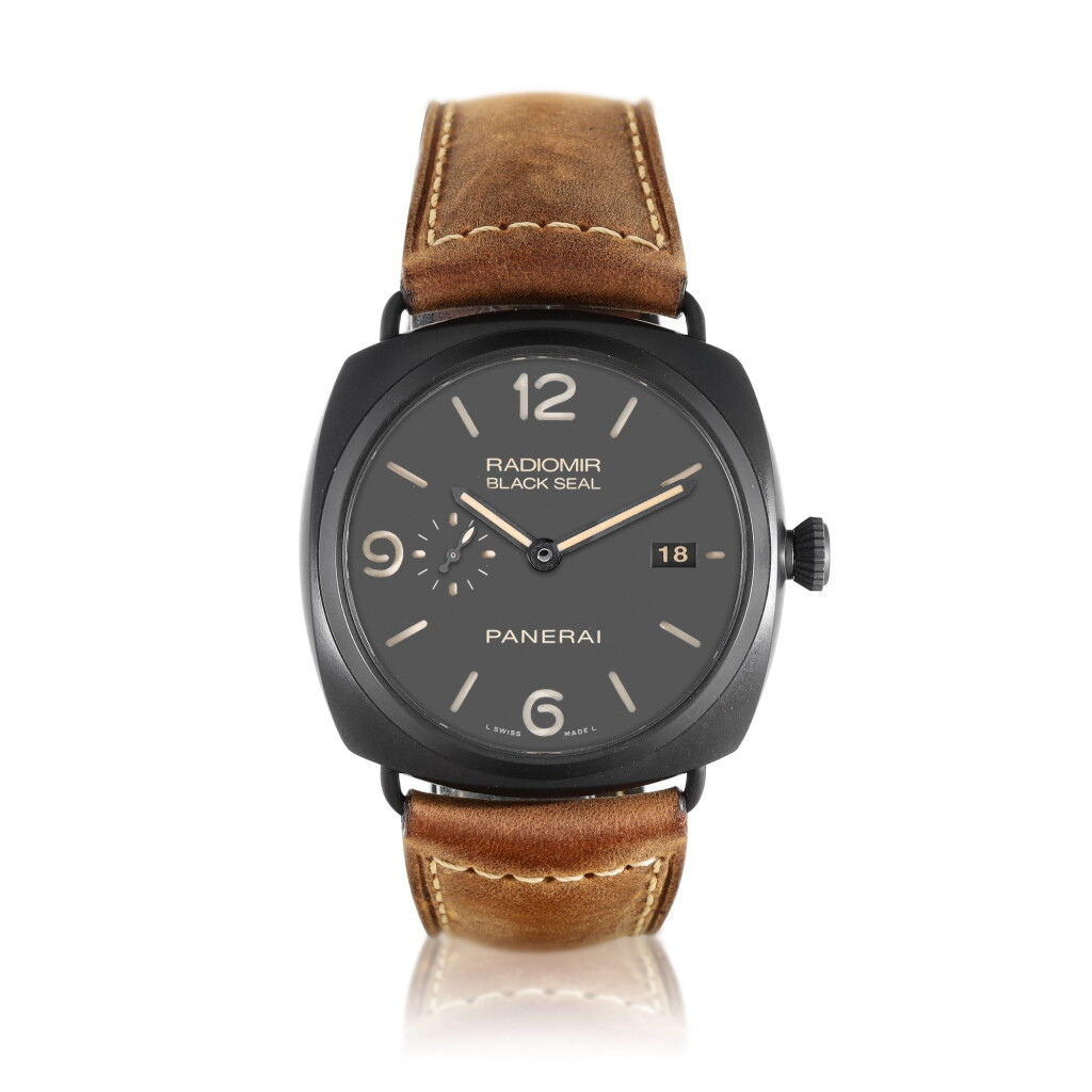 View full screen - View 1 of Lot 9265. Panerai | Composite Black Seal 3-Days, Reference PAM 00505, A ceramic wristwatch with date, Circa 2013 | 沛納海 | Composite Black Seal 3-Days 型號Pam00505 陶瓷腕錶,備日期顯示,約2013年製.