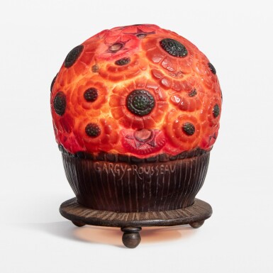 View full screen - View 1 of Lot 61. "La Coupe Fleurie" Perfume Burning Night Light.