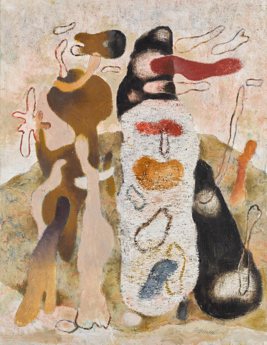View full screen - View 1 of Lot 21. WILLI BAUMEISTER | GOYESCAS.
