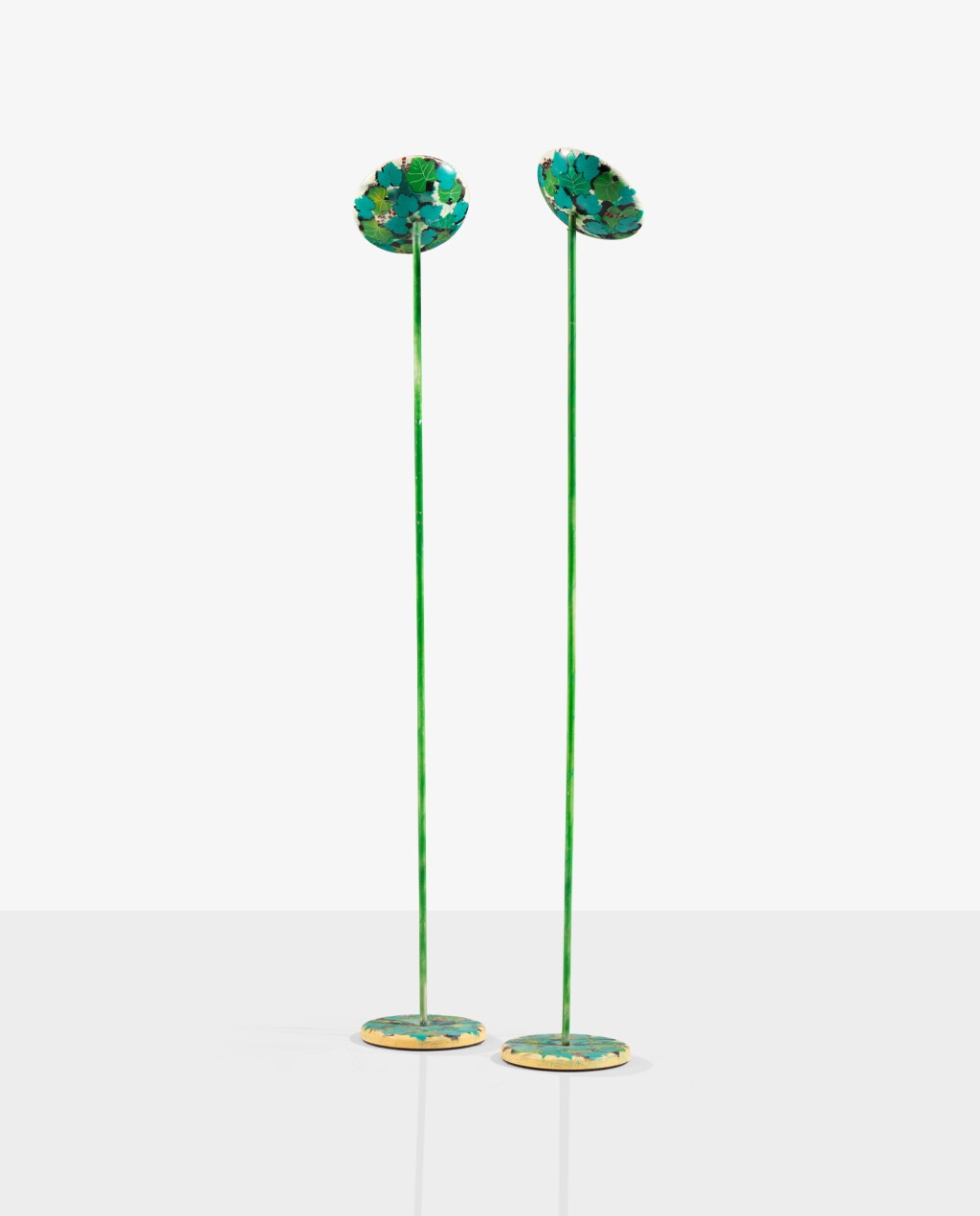 View full screen - View 1 of Lot 131. Paire de lampadaires.