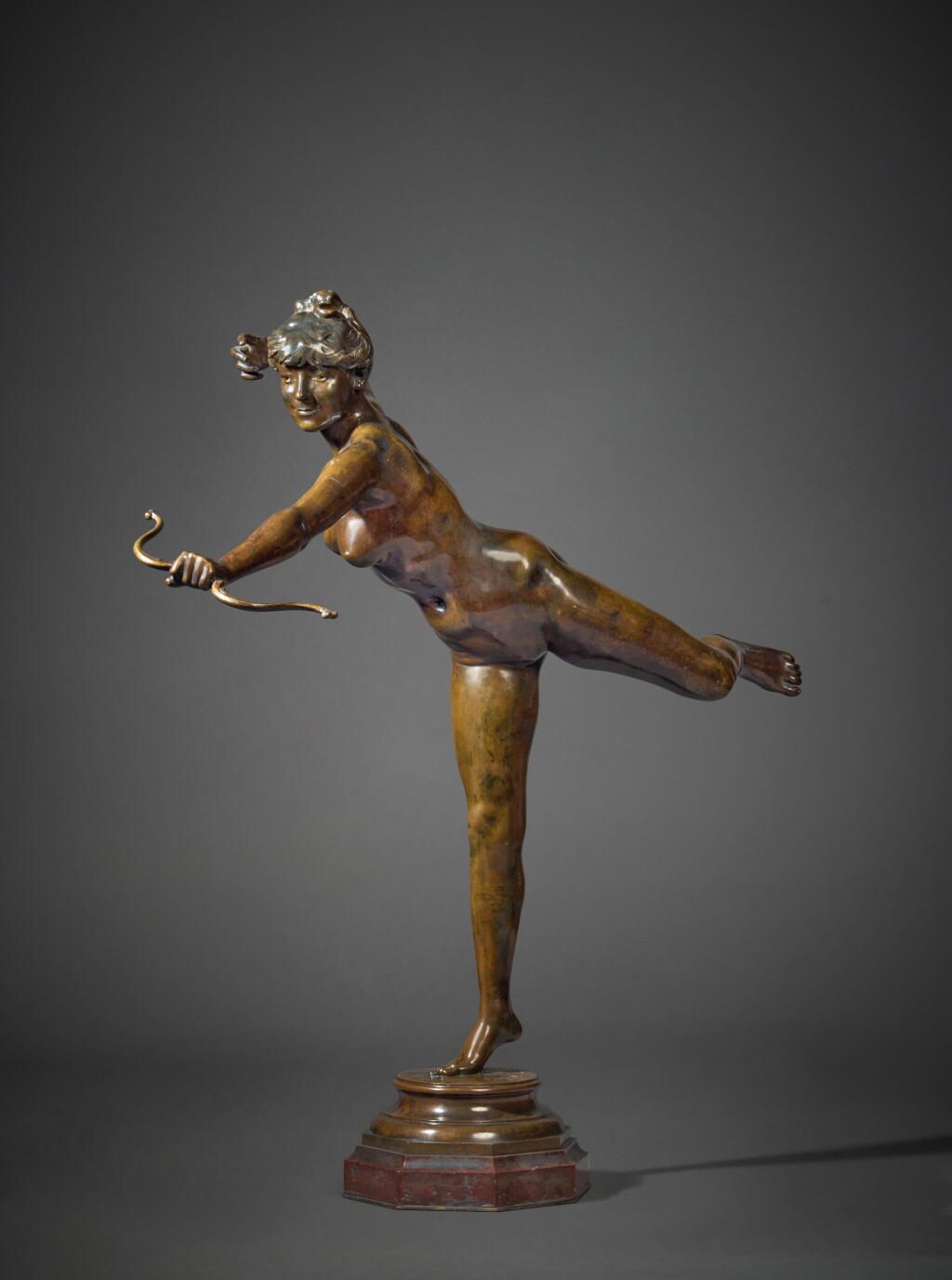View full screen - View 1 of Lot 393. La Nymphe Chasseresse (The Hunting Nymph).