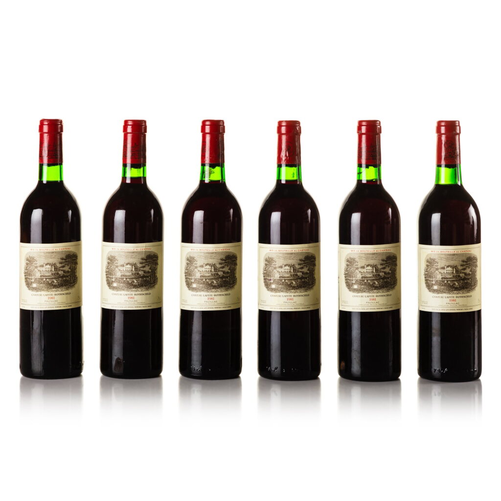 View full screen - View 1 of Lot 9. Château Lafite 1981 (12 BT).