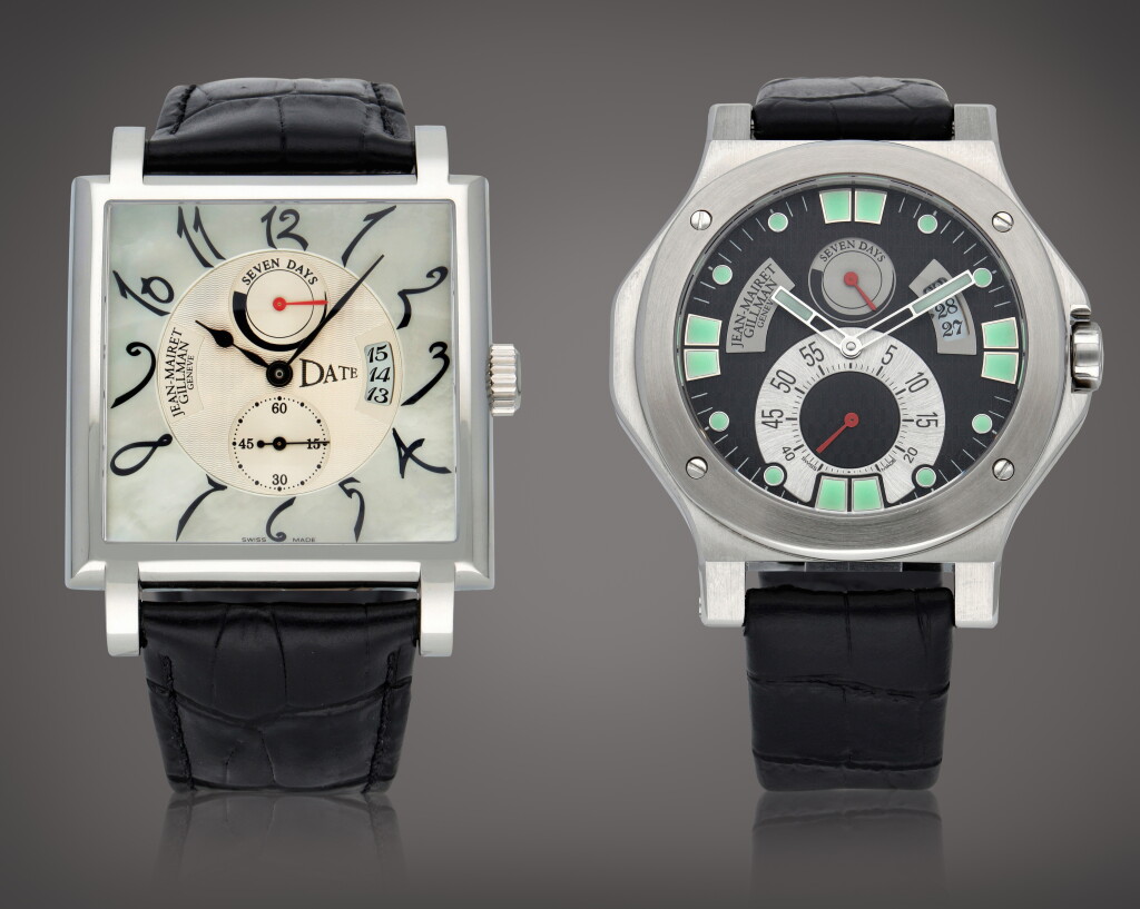 View full screen - View 1 of Lot 450. A set of two manual winding wristwatches | Circa 2005.