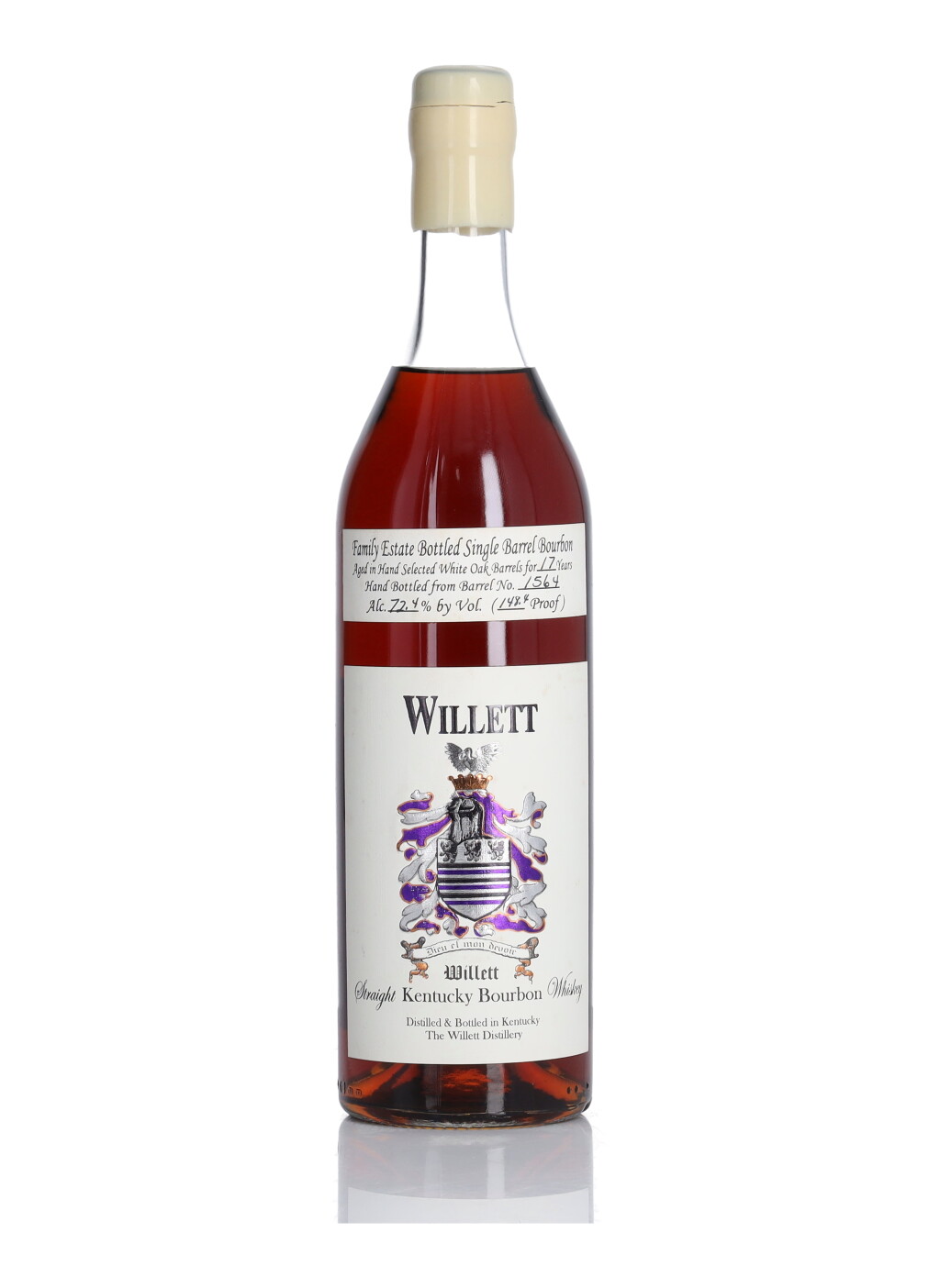 View full screen - View 1 of Lot 209. Willett Family Estate Single Barrel Bourbon #1564 "Dug'z & Willy'z" 17 Year Old 148.4 Proof 1991 (1 BT 75cl).