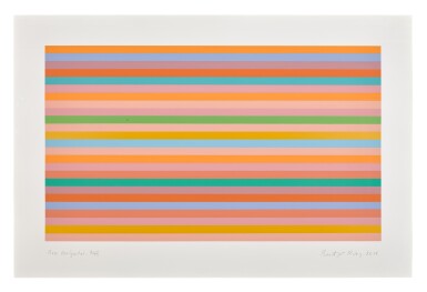 View full screen - View 1 of Lot 21. BRIDGET RILEY | ROSE HORIZONTAL (NOT IN S.).