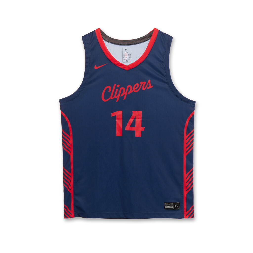 View full screen - View 1 of Lot 14. Yanic Konan Niederhauser Los Angeles Clippers 2025 NBA Summer League Game Worn Jersey | NBA 2K26 Summer League Debut.