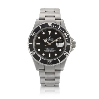 View full screen - View 1 of Lot 12. Submariner, Ref. 16610 Stainless Steel Wristwatch With Date And Bracelet Circa 2005.