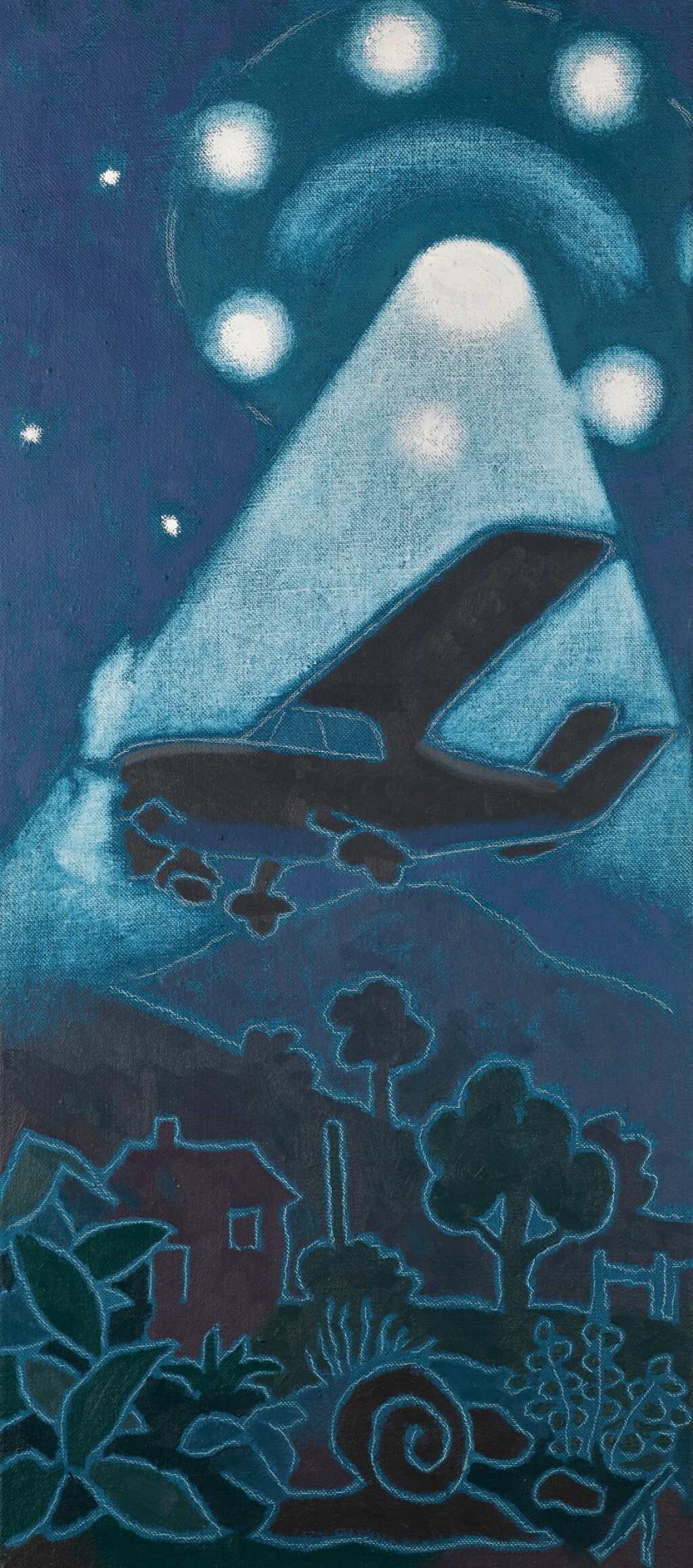 View full screen - View 1 of Lot 163. UFO, Plane and Snail.