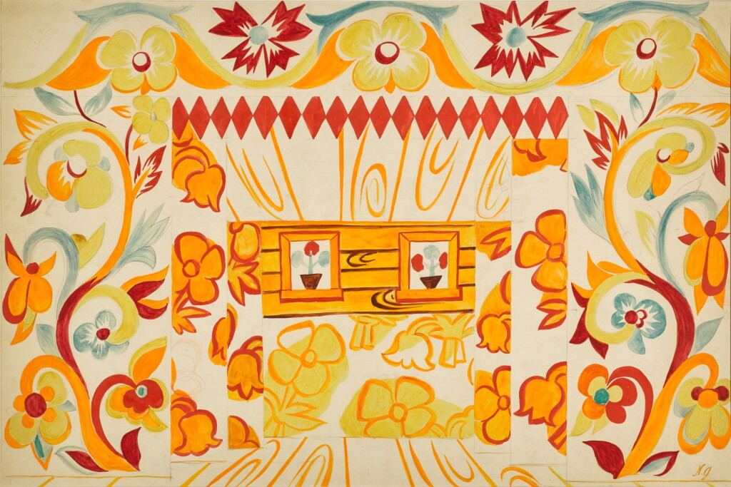 View full screen - View 1 of Lot 67. Set Design for Coq d'Or.