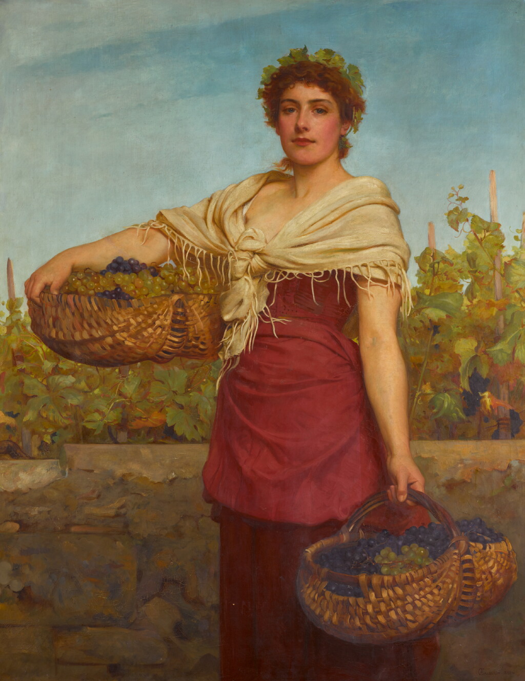 View full screen - View 1 of Lot 63. PHILIP HERMOGENES CALDERON, R.A. | The Vine.