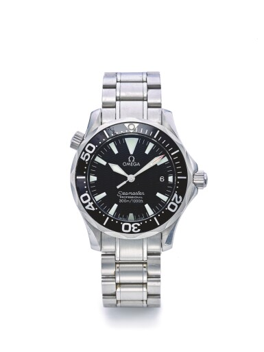 View full screen - View 1 of Lot 16. OMEGA | SEAMASTER, A STAINLESS STEEL CENTER SECONDS WRISTWATCH CIRCA 2000.