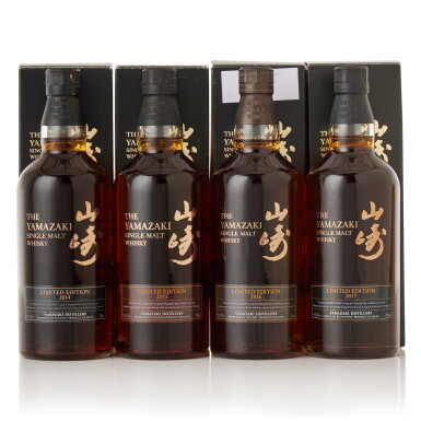 View full screen - View 1 of Lot 9149. 山崎 The Yamazaki Limited Edition 2014 - 2017 (4 BT70).