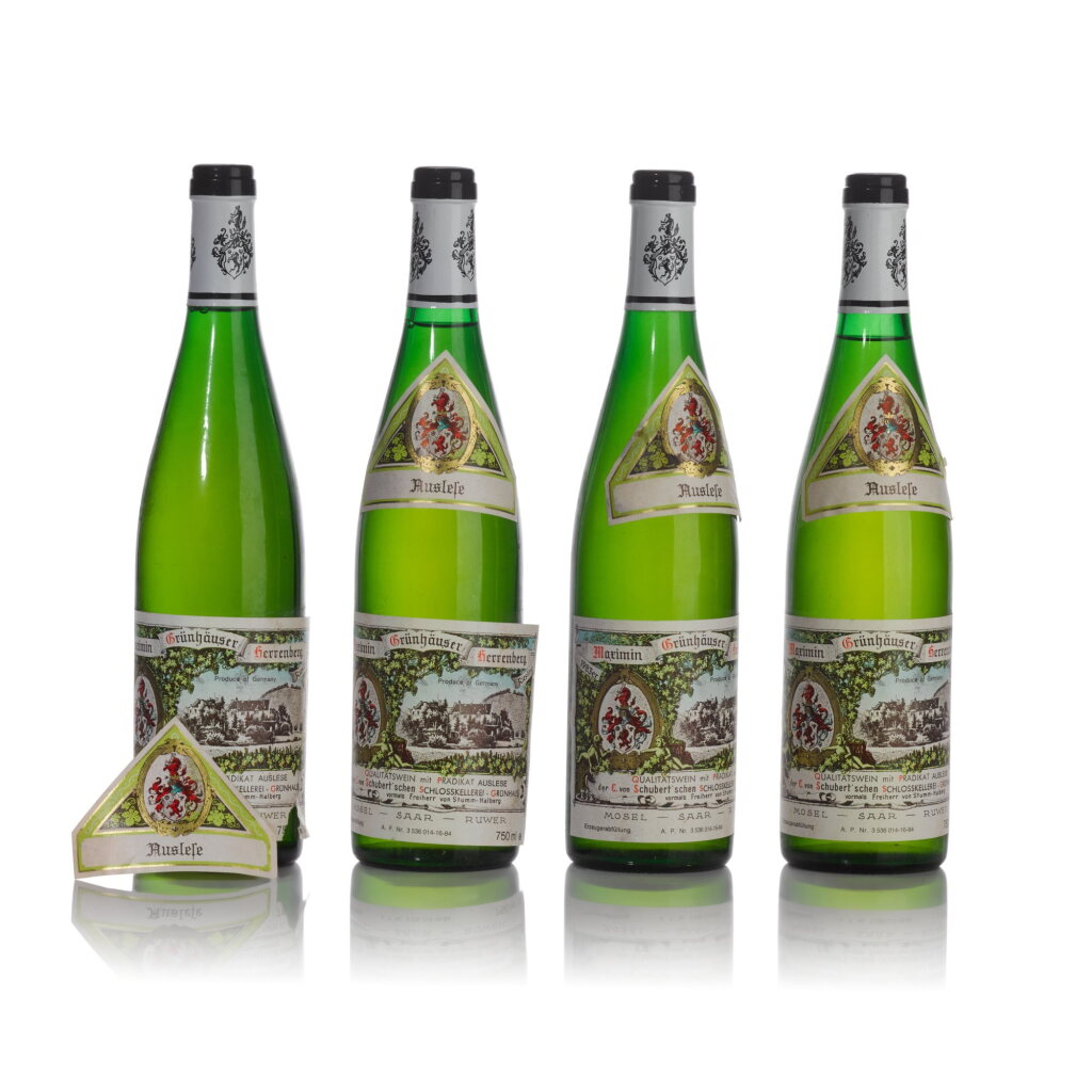 View full screen - View 1 of Lot 324. Maximin Grünhäuser Herrenberg Auslese 1983 C. von Schubert (12 BT).