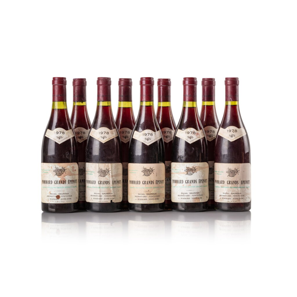 View full screen - View 1 of Lot 81. Pommard, Les Grands Epenots 1978 Michel Gaunoux (9 BT).