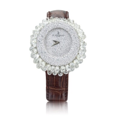 View full screen - View 1 of Lot 539. Diamond 'Grappoli' Wristwatch.