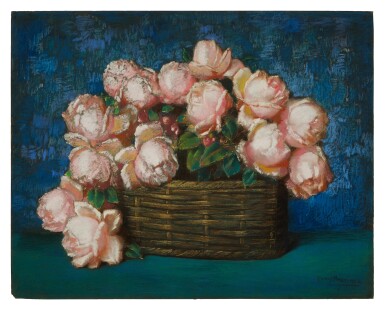 View full screen - View 1 of Lot 644. Cesta de flores.