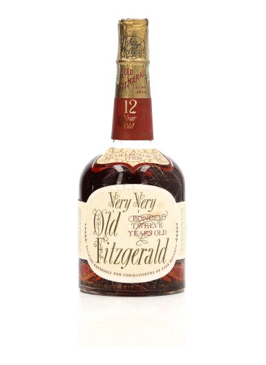 View full screen - View 1 of Lot 158. Very Very Old Fitzgerald 12 Year Old 100 Proof 1955 (1 BT 4/5 Quart).