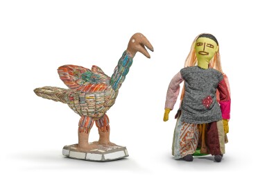 View full screen - View 1 of Lot 26. Untitled (Bird); Untitled (Cloth Sculpture).