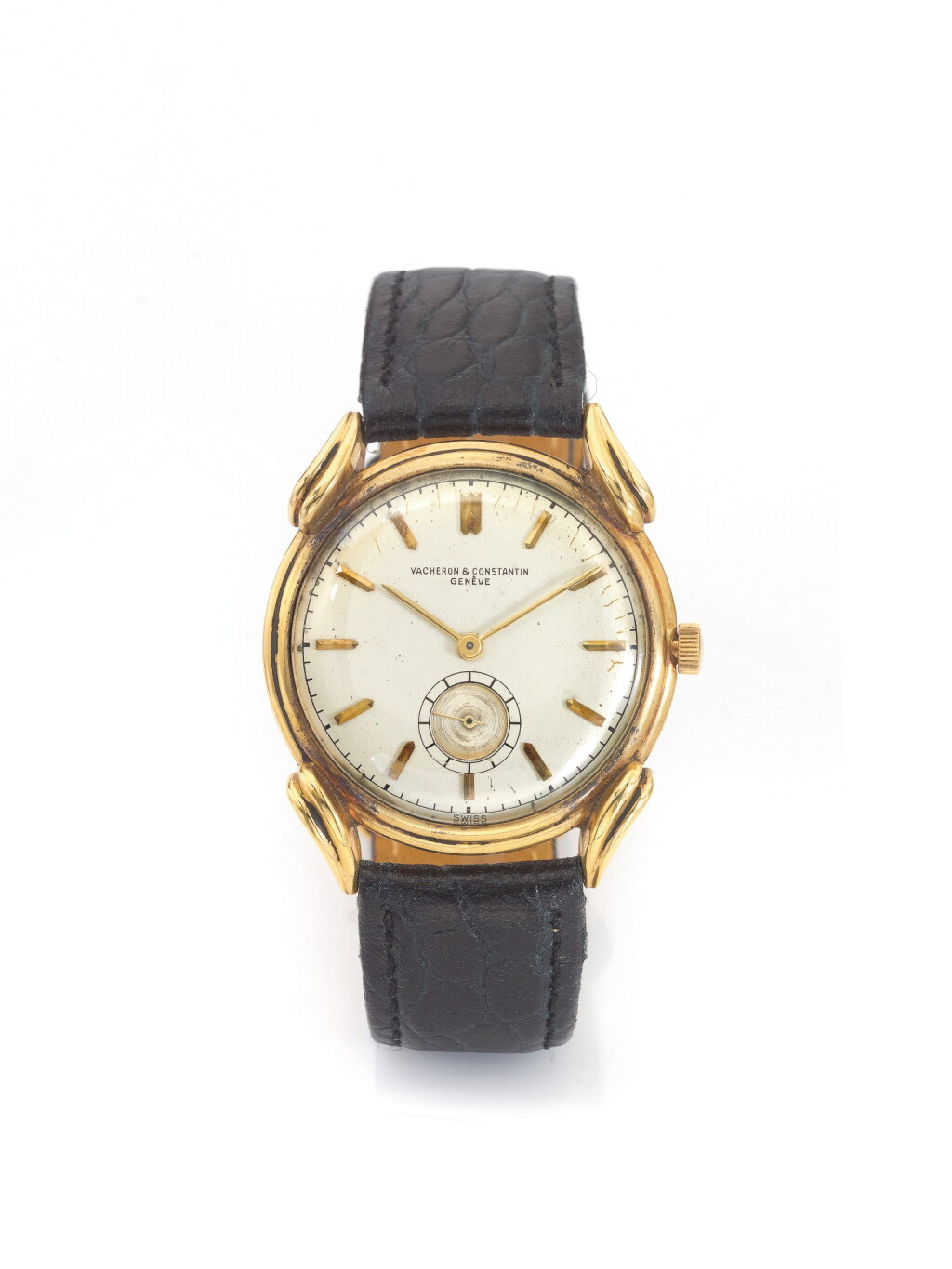 View full screen - View 1 of Lot 160. VACHERON CONSTANTIN | A YELLOW GOLD WRISTWATCH CIRCA 1970.