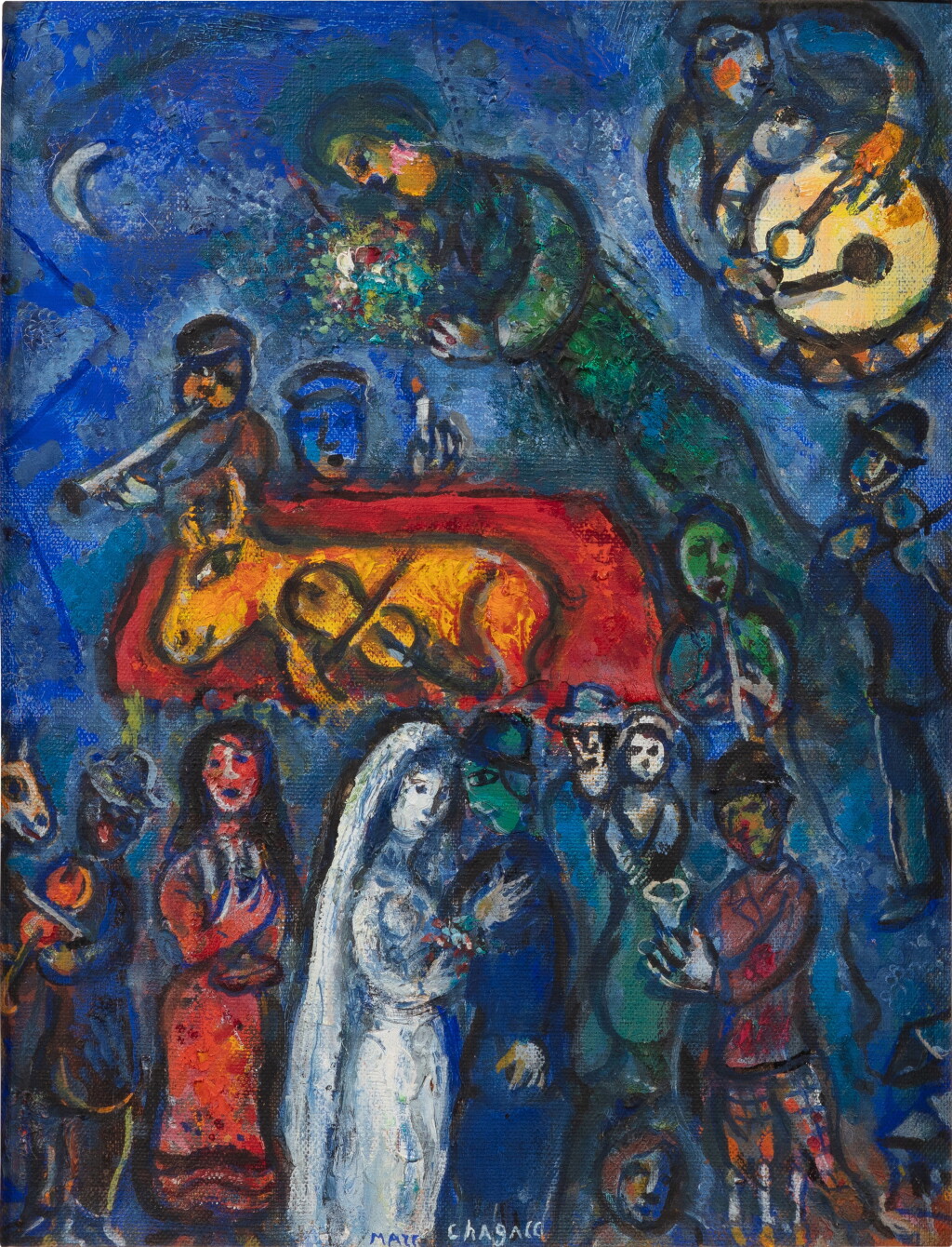 View full screen - View 1 of Lot 140. Le Mariage aux musiciens.
