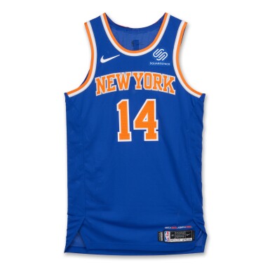 View full screen - View 1 of Lot 54. Allonzo Trier New York Knicks 2019-2020 Game Worn Icon Edition Jersey .
