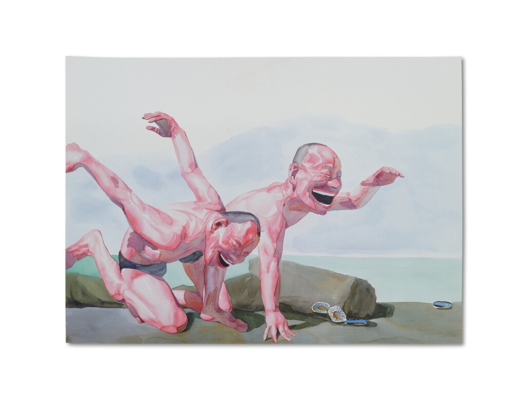 View full screen - View 1 of Lot 9044. 岳敏君 Yue Minjun | 無題(微笑主義No. 24) Untitled (Smile-ism No. 24).