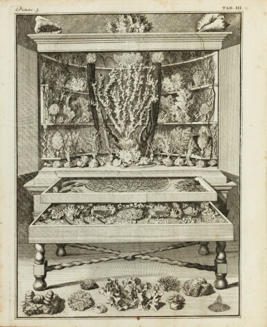View full screen - View 1 of Lot 85. Elenchus tabularum... Harlem, 1719. In-4. Cartonnage de l'ép. Catalogue du cabinet de Levinus Vincent..