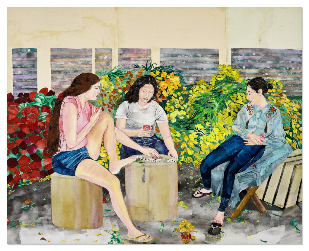 View full screen - View 1 of Lot 350. María Berrío 瑪莉亞・貝利奧 | Between The Orchids and The Wheat 蘭花與小麥之間.