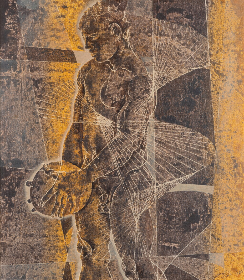 View full screen - View 1 of Lot 133. HANS ERNI | PEINTRE OBSERVÉ PAR SON MODÈLE, 1969.