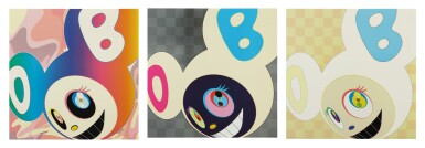 View full screen - View 1 of Lot 83. TAKASHI MURAKAMI | AND THEN RAINBOW; AND THEN ICHIMATSU PATTERN; AND AND THEN PLATINUM .