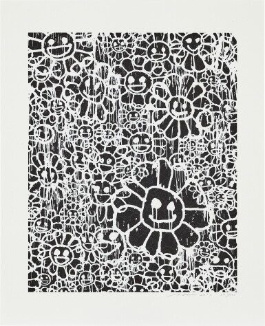 View full screen - View 1 of Lot 80. Flowers B Black | 花 B(黑).