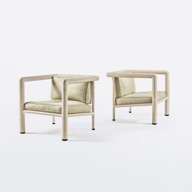 View full screen - View 1 of Lot 135. Pair of Armchairs.