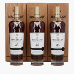 The Macallan 25 Year Old Sherry Oak 43.0 abv NV (3 Bottles 70cl)