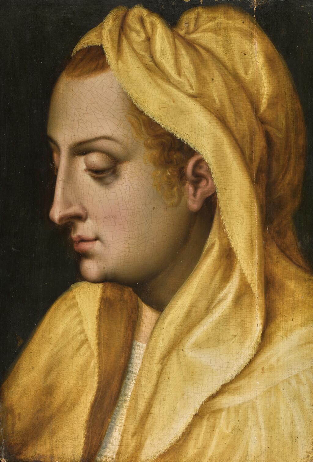 View full screen - View 1 of Lot 89. ATTRIBUTED TO FRANS FLORIS THE ELDER | Head of a female figure.