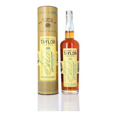 View full screen - View 1 of Lot 216. Colonel E.H. Taylor Four Grain 100 Proof NV (1 BT 75cl).
