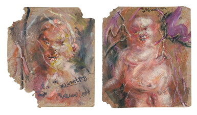 View full screen - View 1 of Lot 130. Untitled (Two Works) 無題(兩幅作品).