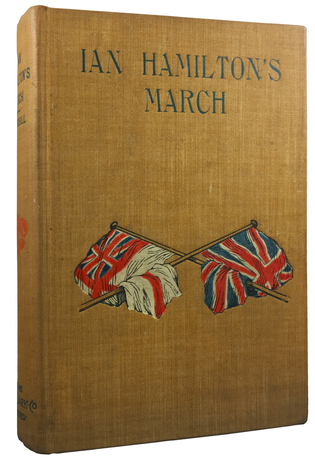 View full screen - View 1 of Lot 15. Winston S. Churchill | Ian Hamilton's March. Toronto: The Copp, Clark Company, Ltd., 1904.