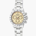 Daytona 'Panna', Reference 116520 | A stainless steel chronograph wristwatch with bracelet and cream dial | Circa 2002