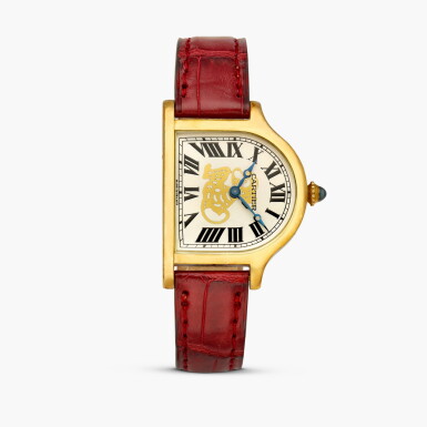 View full screen - View 1 of Lot 2261. Cloche “Year of the Monkey” | A limited edition yellow gold wristwatch, Made to Commemorate the Year of the Monkey, Circa 2004.