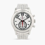 Référence 5960/1A-001, montre bracelet chronographe flyback à quantième annuel en acier avec indicateur de réserve de marche et indicateur jour/nuit, circa 2014