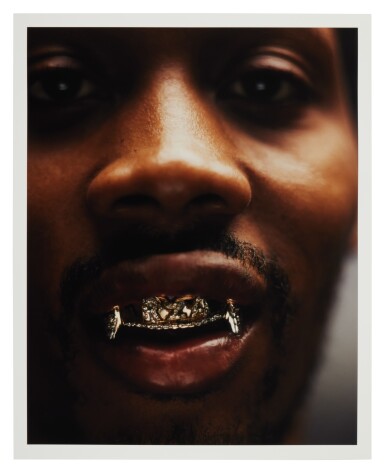 View full screen - View 1 of Lot 79. Gold + Diamond RZA, 1994, chromogenic print signed by Sue Kwon.