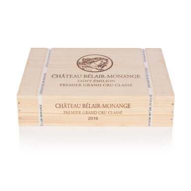 View full screen - View 1 of Lot 243. Château Bélair Monange 2016 (12 BT).