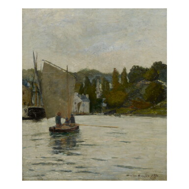 View full screen - View 1 of Lot 301. RETOUR DE PÊCHE, PONT-AVEN.
