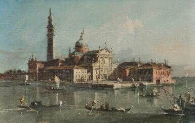 View full screen - View 1 of Lot 60. Venice, A View of the Island and the Church of San Giorgio Maggiore.