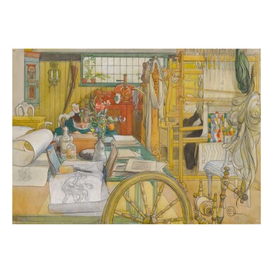 View full screen - View 1 of Lot 408. CARL LARSSON | VERKSTADEN (THE WORKSHOP) .