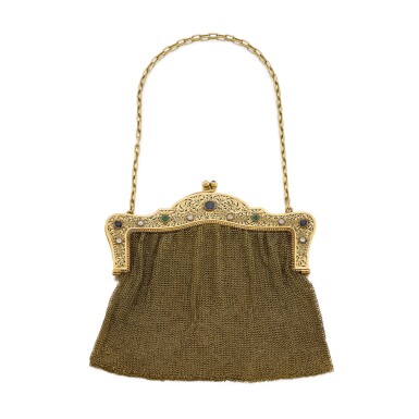 View full screen - View 1 of Lot 215. A gem-set lady's evening bag .