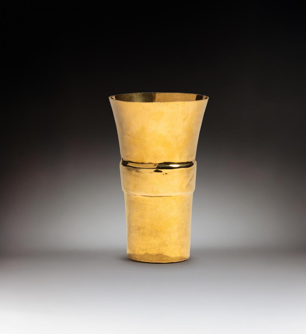 View full screen - View 1 of Lot 306. Sican Gold Beaker.