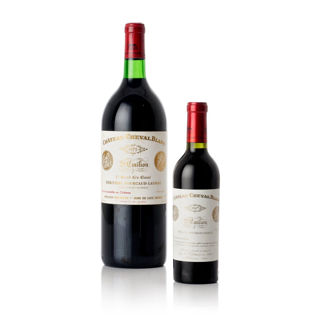 View full screen - View 1 of Lot 8199. Château Cheval Blanc 1975 (6 MAG).